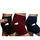 Kit 03 Shorts  Com Bolso