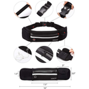 Bolsa Pochete Colorida Unissex Esportiva Sem Volume Compacta Leve impermeável porta celular porta garrafa