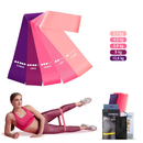 Kit 5 Mini Bands Elástico Exercício Treino Em Casa 5 Níveis