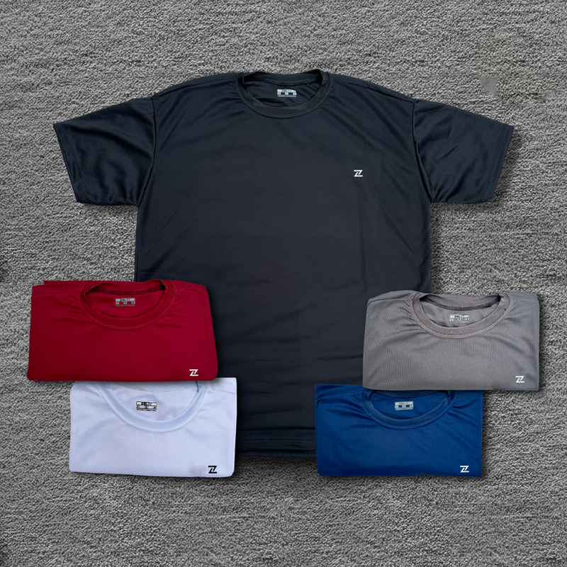 Kit 3 Camisetas Dry Fit Masculina - Casual - Treino - Academia - Esportes - Exercícios - Corrida