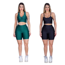 Kit 2 Short Feminino 3D Legging Suplex Leg Academia Cintura Alta Envio Imediato