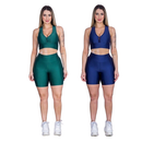 Kit 2 Short Feminino 3D Legging Suplex Leg Academia Cintura Alta Envio Imediato