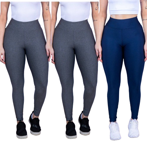 Kit 3 Legging Peluciada