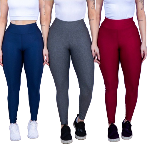 Kit 3 Legging Peluciada