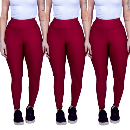 Kit 3 Legging Peluciada