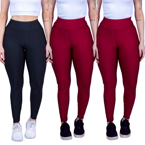 Kit 3 Legging Peluciada