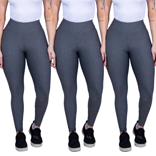 Kit 3 Legging Peluciada