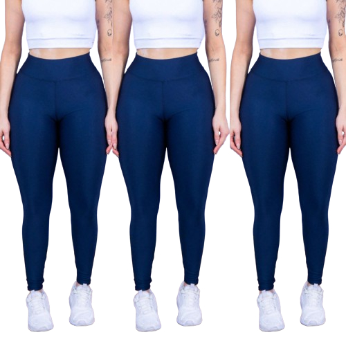 Kit 3 Legging Peluciada