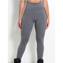 KIT 2 CALÇAS LEGGING FEMININA CÓS ALTO SUPLEX ACADEMIA FITNESS