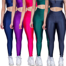 Kit 2 Calça Leg Legging 3D Feminina Academia Levanta Bumbum Cintura Alta