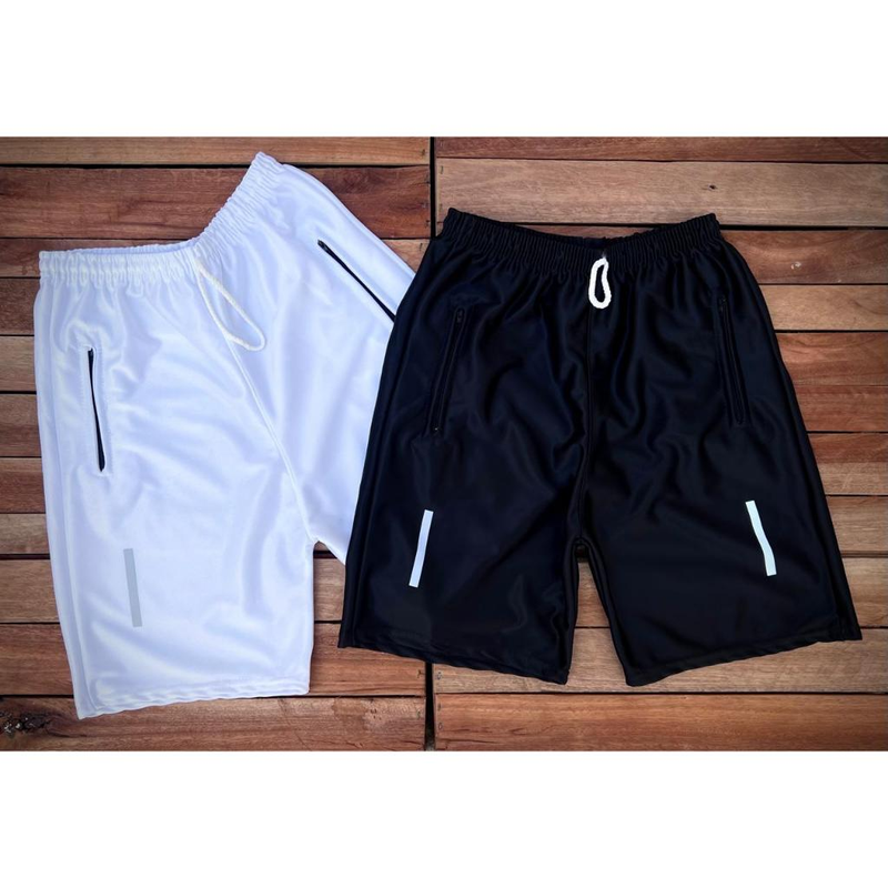 Kit 04 Bermudas Short Masculino Básico Pro Dia-a-Dia - Diversas Cores e Kits - Queima de Estoque!