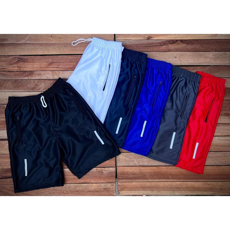 Kit 04 Bermudas Short Masculino Básico Pro Dia-a-Dia - Diversas Cores e Kits - Queima de Estoque!