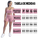Kit 2 Conjuntos De Academia Feminino Short e Top Roupa Fitness Zero Transparência
