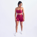 Kit 2 Conjuntos De Academia Feminino Short e Top Roupa Fitness Zero Transparência