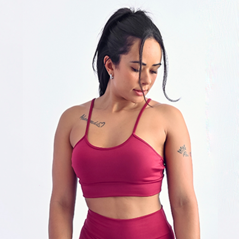 Kit 2 Conjuntos De Academia Feminino Short e Top Roupa Fitness Zero Transparência