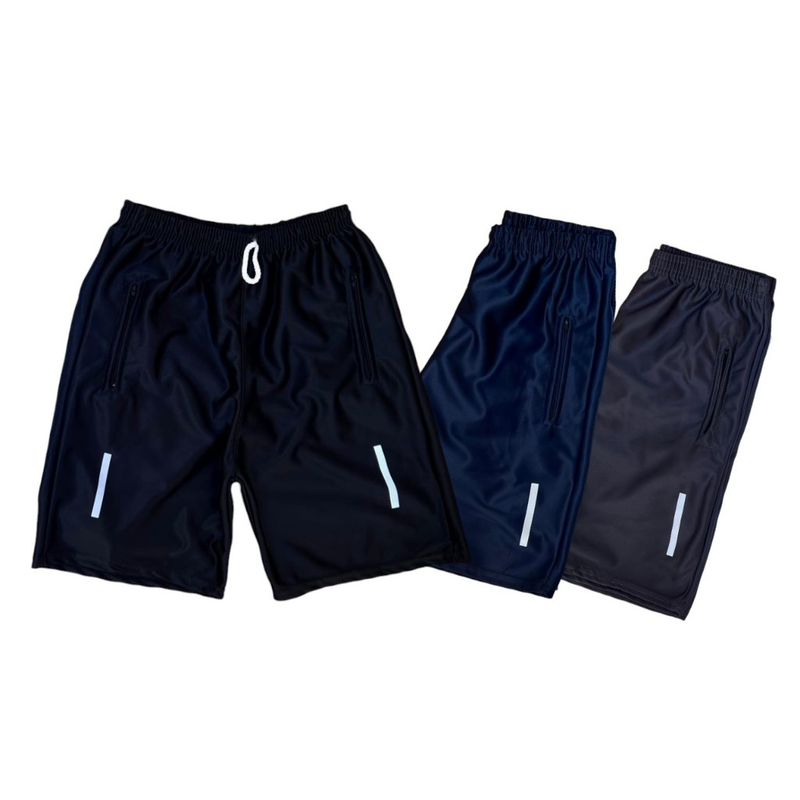 Kit 04 Bermudas Short Masculino Básico Pro Dia-a-Dia - Diversas Cores e Kits - Queima de Estoque!
