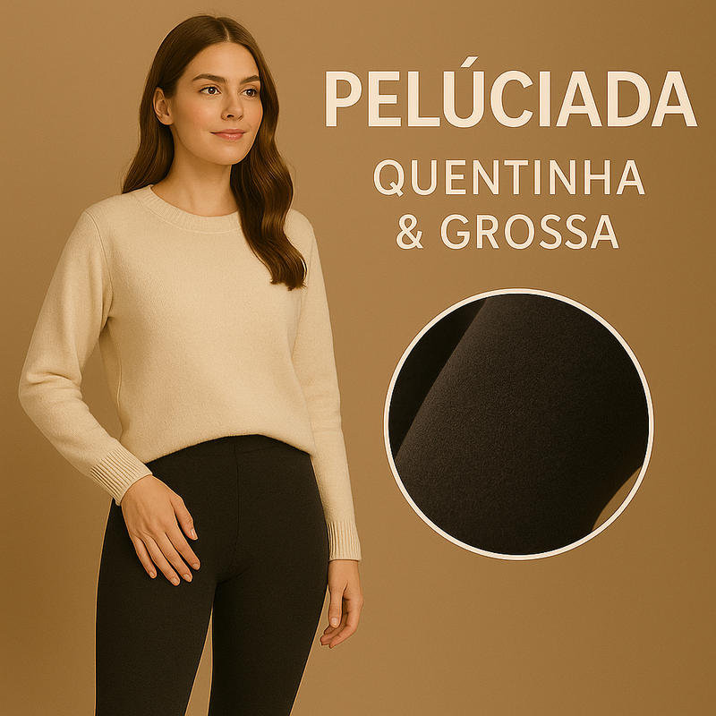 Calça Legging Flanelada