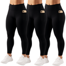 Kit 3 Calça Legging  com Bolso Lateral