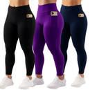 Kit 3 Calça Legging  com Bolso Lateral