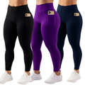 Kit 3 Calça Legging  com Bolso Lateral
