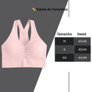 Kit 2 Top Sem Bojo Microfibra Academia Fitness Feminino Sutiã Sustentação Confortável Dia Dia Moda