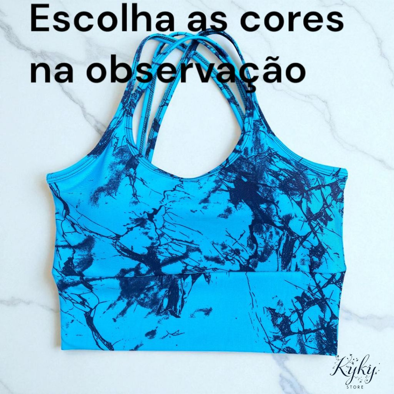 Kit 3 Top  Trançado Bojo Removível