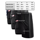 Kit 4 Shorts Masculino Academia 2 em 1 Treino Esporte Fitness Com Elastano