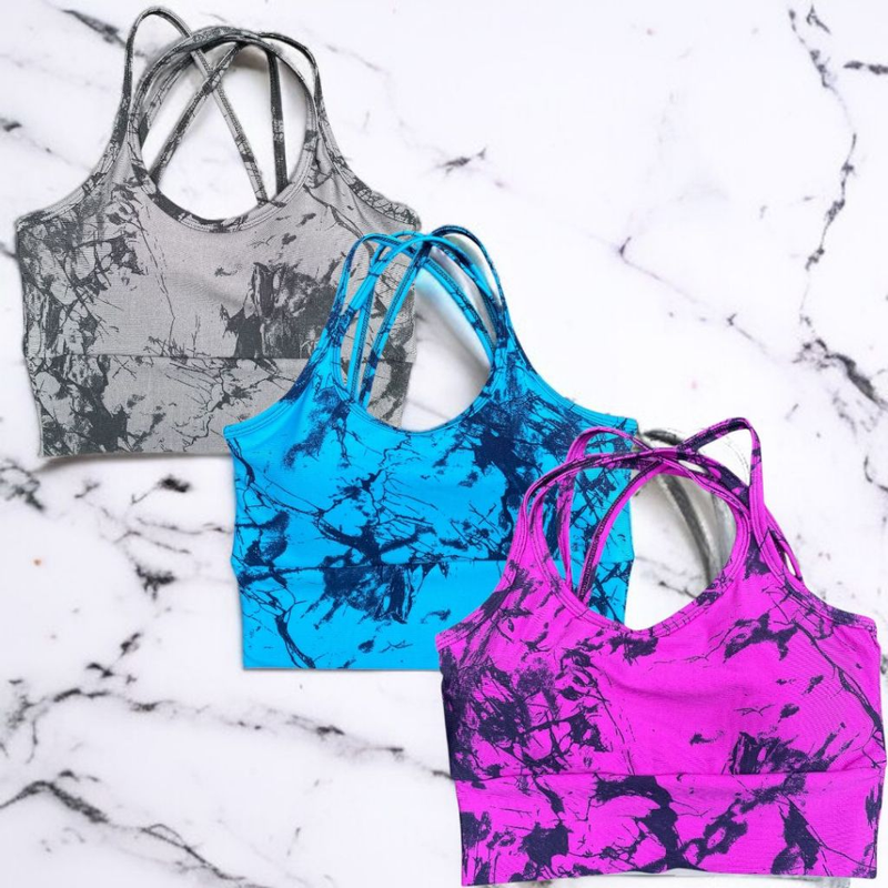 Kit 3 Top  Trançado Bojo Removível