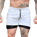Kit 4 Shorts Masculino Academia 2 em 1 Treino Esporte Fitness Com Elastano