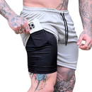 Kit 4 Shorts Masculino Academia 2 em 1 Treino Esporte Fitness Com Elastano
