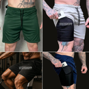 Kit 4 Shorts Masculino Academia 2 em 1 Treino Esporte Fitness Com Elastano
