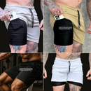Kit 4 Shorts Masculino Academia 2 em 1 Treino Esporte Fitness Com Elastano