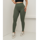 Calça Feminina Legging Esportiva Canelada Poliamida Academia Elástica Fitness 3RD SD1140/1438