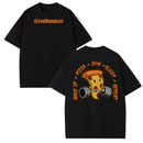 [Camiseta Premium em Algodão Puro]GXG Camiseta Oversized Leg Day Pizza Camisa Treino Academia Streetwear