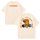 [Camiseta Premium em Algodão Puro]GXG Camiseta Oversized Leg Day Pizza Camisa Treino Academia Streetwear