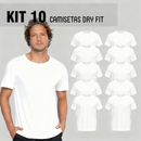 Kit 10 Camisetas Dry Fit Masculina Esportiva Treino Academia Corrida Confortável Secagem Rápida