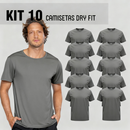 Kit 10 Camisetas Dry Fit Masculina Esportiva Treino Academia Corrida Confortável Secagem Rápida