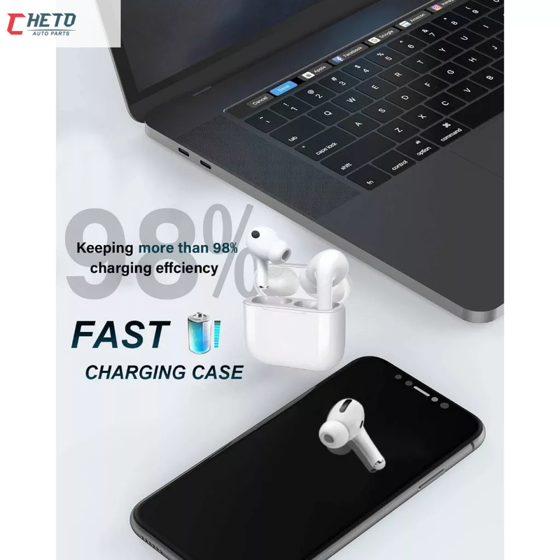 Fone De Ouvido AirPods Pro Inpods 13 Bluetooth Sem Fio Com Microfone Fones esportivos Adequado Branco