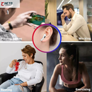 Fone De Ouvido AirPods Pro Inpods 13 Bluetooth Sem Fio Com Microfone Fones esportivos Adequado Branco