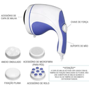 Massageador Corporal Elétrico Redutor De Medidas Drenagem Linfatica Reduz Celulite e Gordura Alivio