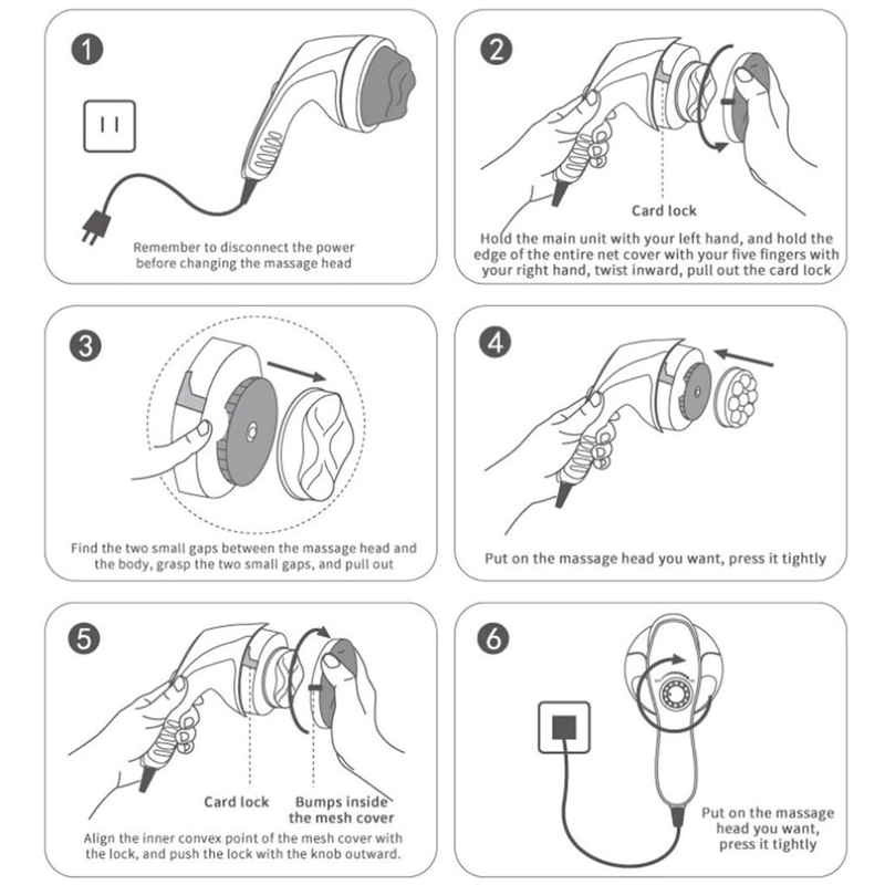Massageador Corporal Elétrico Redutor De Medidas Drenagem Linfatica Reduz Celulite e Gordura Alivio