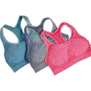 Kit 3 Tops Com Bojo Esportivo Fitness Academia Ciclismo