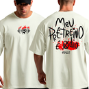 Camiseta Camisa Oversized Academia Pré Treino é o Ódio Frases Musculação Mentalidade