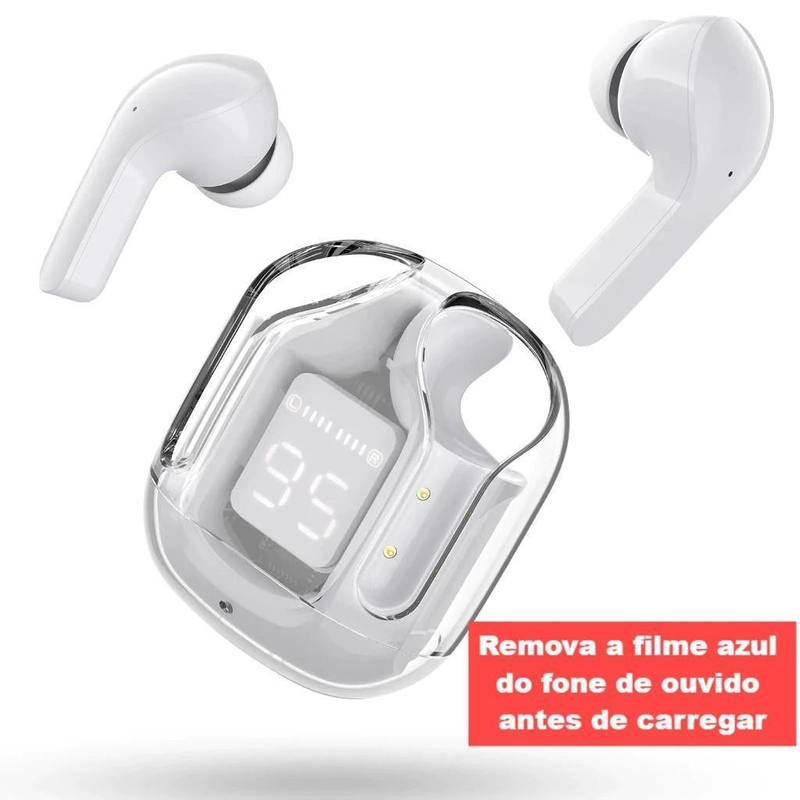 Fone De Ouvido NOVO Ruído Cancelando Earbuds Bluetooth Sem Fio HiFi Stereo Com Carregamento De Visor Digital JIMMY