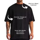 [Camiseta Premium em Algodão Puro]GXG Camiseta Oversized Leg Day Pizza Camisa Treino Academia Streetwear